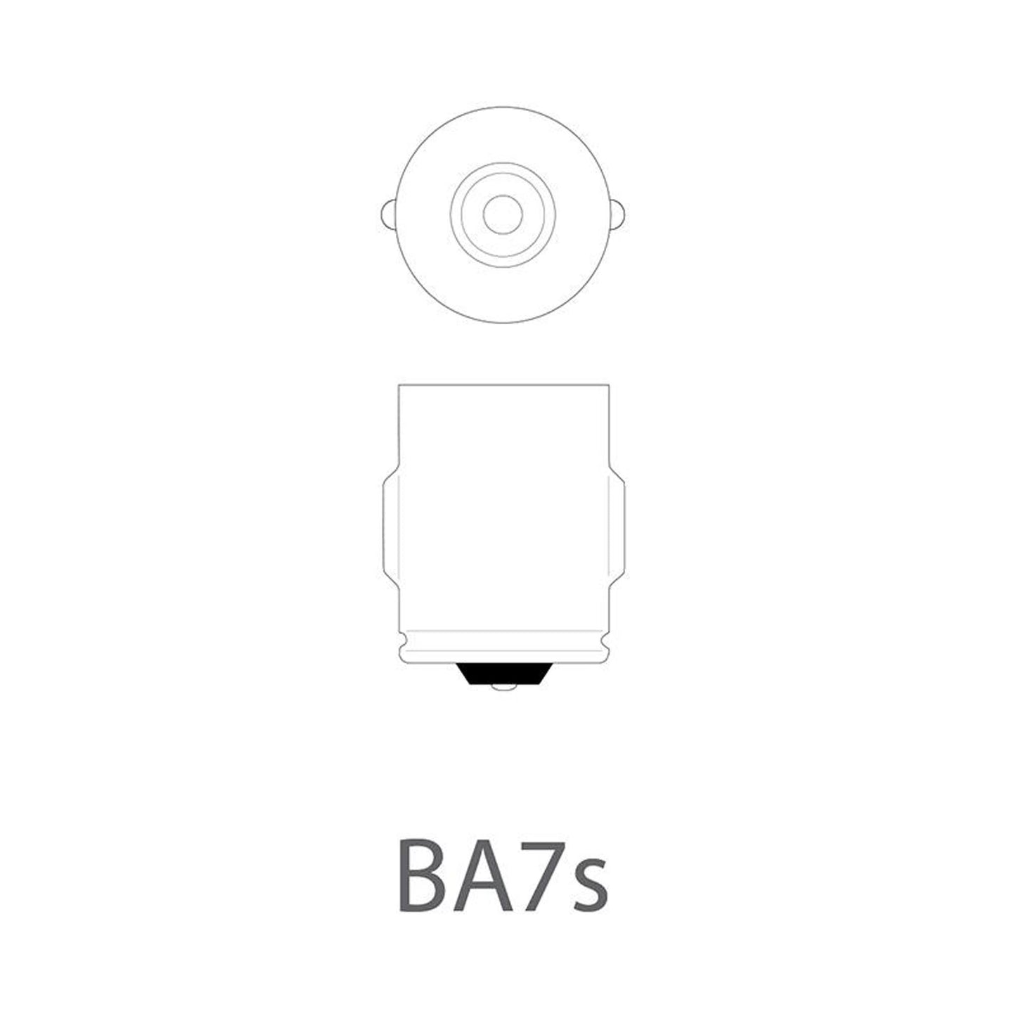 10x Autolampe 12V 2W BA7s