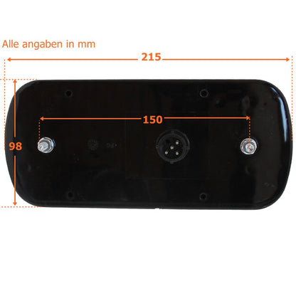 Aspöck Midipoint 2 II Rückleuchte Rechts