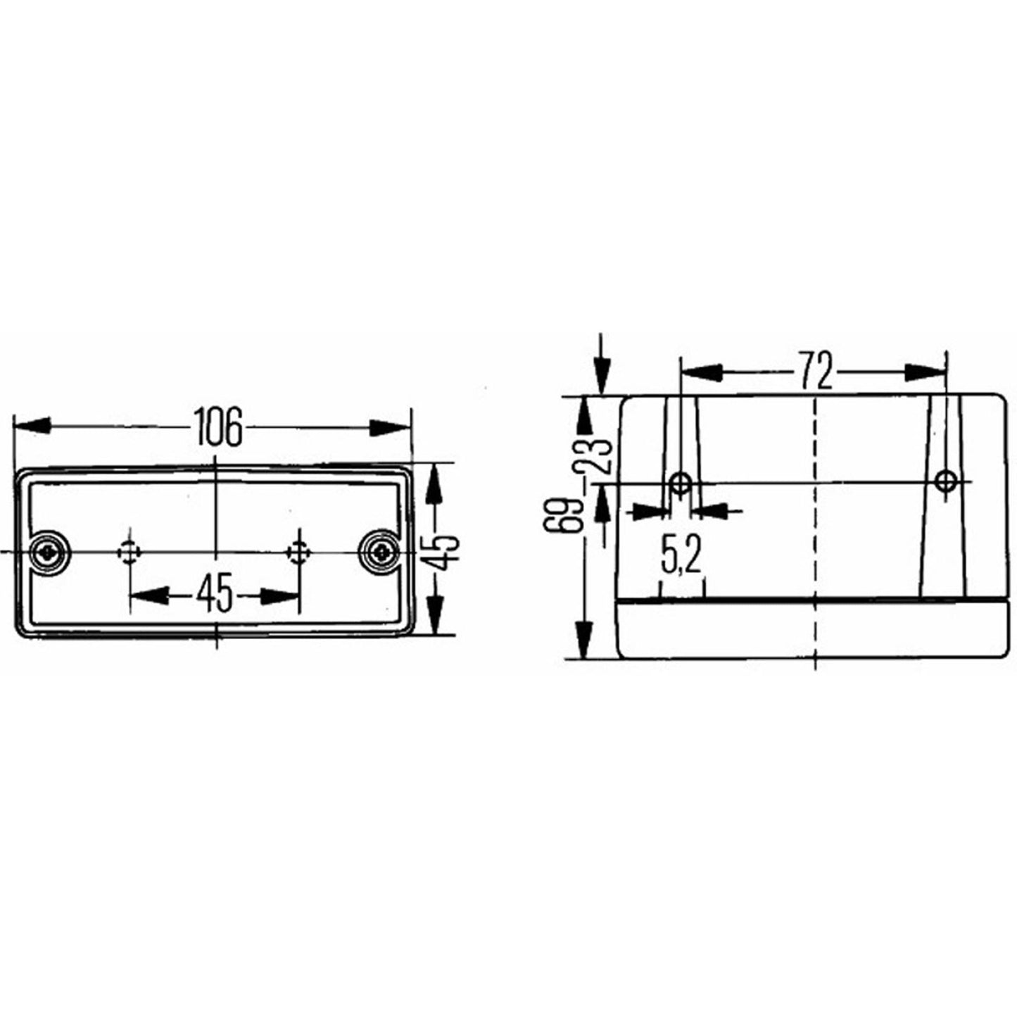 Hella Rückfahrscheinwerfer 2ZR 006 609-081