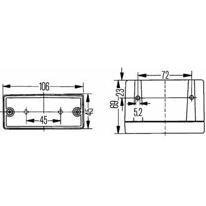 Hella Rückfahrscheinwerfer 2ZR 006 609-081