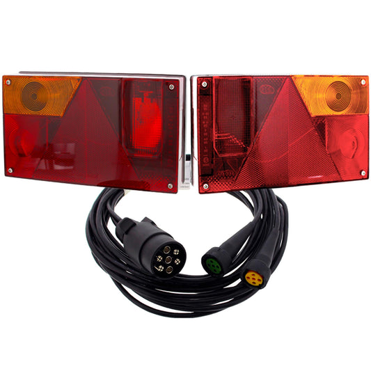 Aspöck Multipoint 1 rear light set suitable for 7-pin.