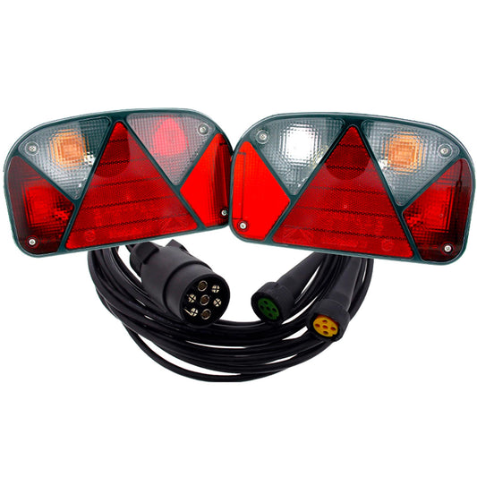 Aspöck Multipoint 2 rear light set 7-pin.