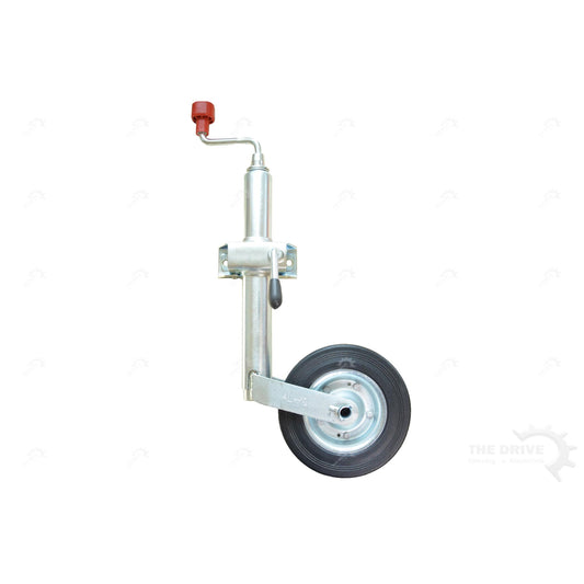 AL-KO jockey wheel Compact 150 kg steel rim, solid rubber with clamp holder