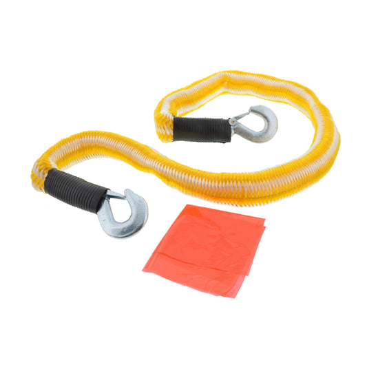 Tow rope stretch 2800 kg with load hook