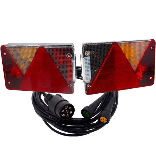 Aspöck Multipoint 4 with NSL rear light set 7-pin.