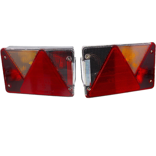 Aspöck set Multipoint 4 IV right + left with NSL rear lights