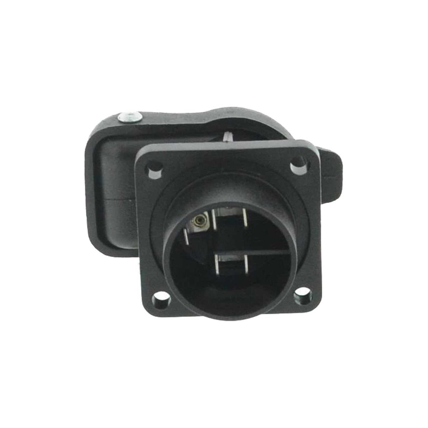 3-pin socket 4-screw lugs DIN 9680 plastic 12V