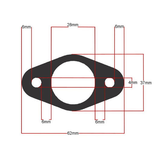 Auspuff-DICHTUNG passend für Honda GCV135/160 18381-ZL8-305