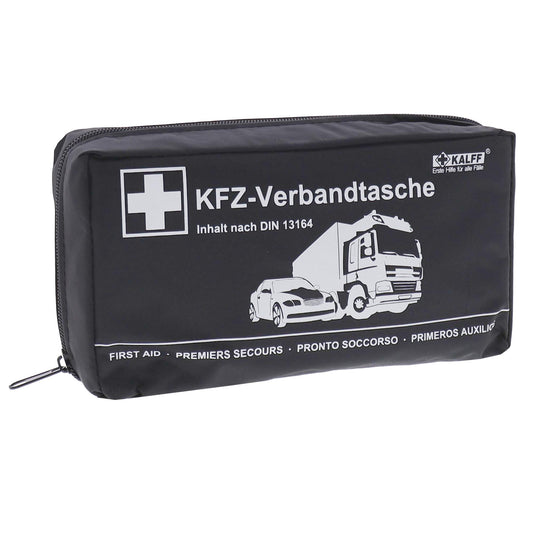 First aid kit black DIN 13164-2022