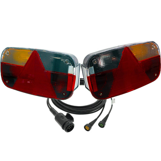 Aspöck Multipoint 3 rear light set with fog light and RFS suitable for 13-pin.