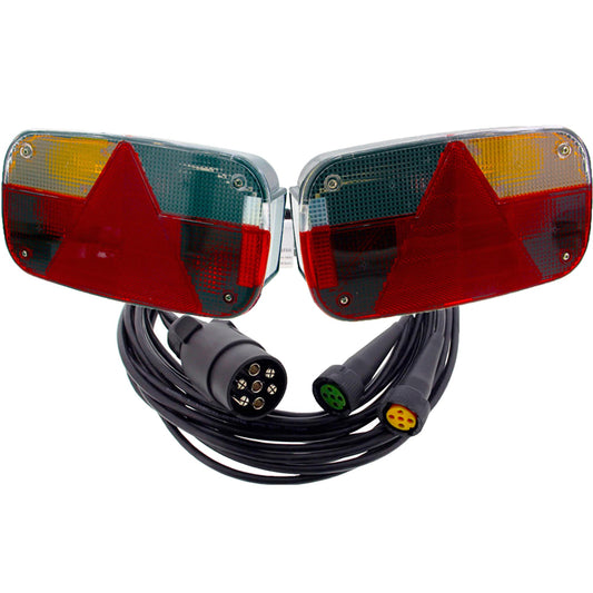 Aspöck Multipoint 3 rear light set with NSL suitable for 7-pin.