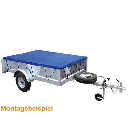 Trailer tarpaulin with rubber strap 2075x1140x50mm