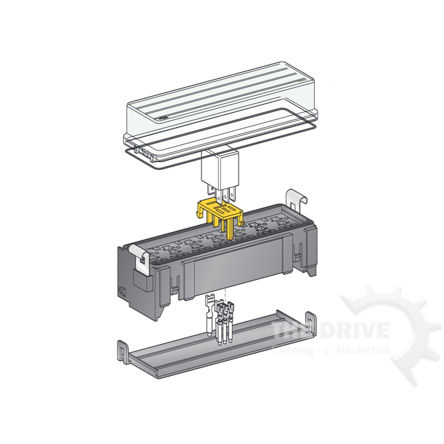 Relay holder micro relay holder box 0100705/10