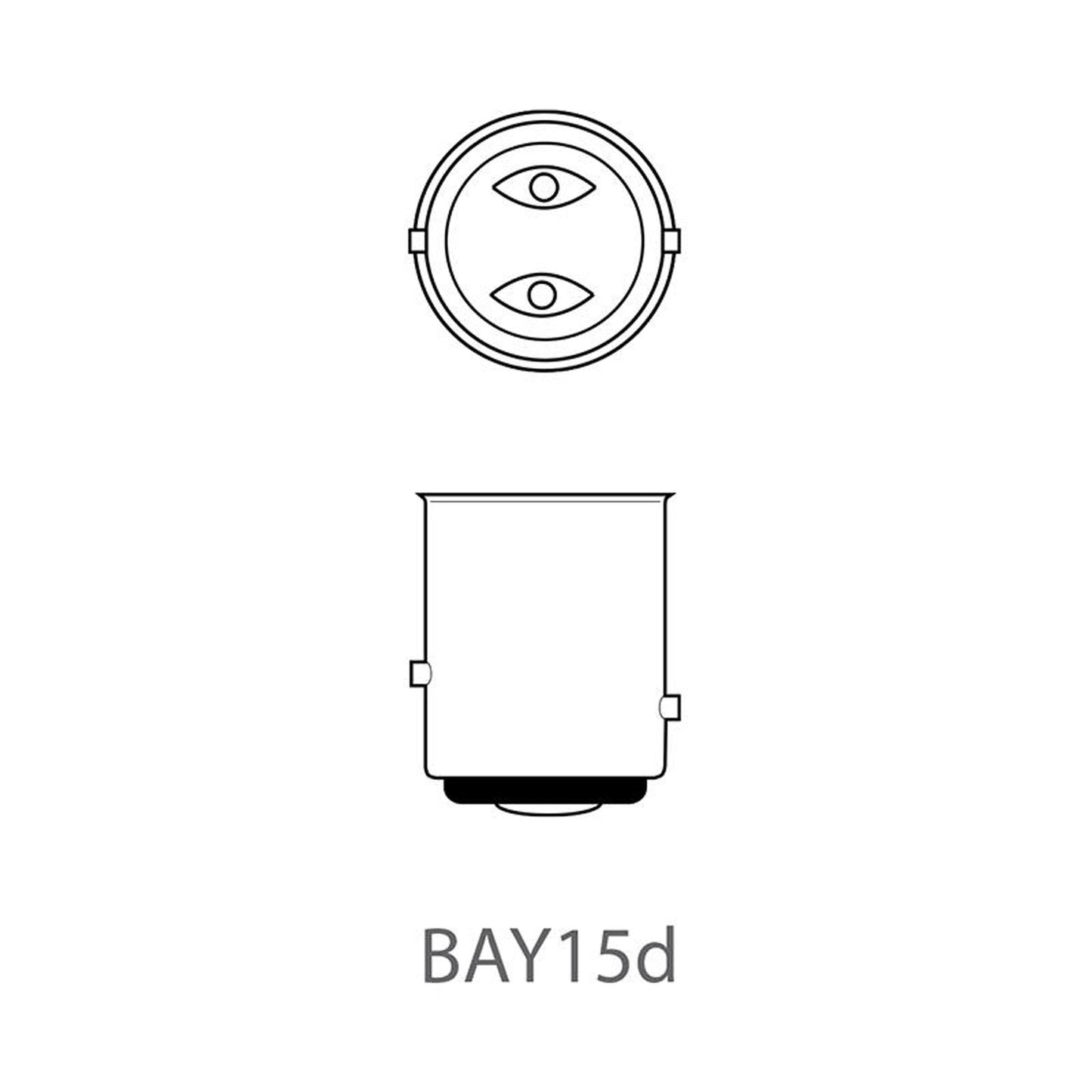 10x car lamp 12V 21/5W BAY15d