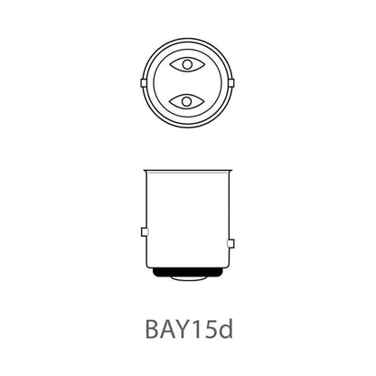 10x car lamp 12V 21/5W BAY15d