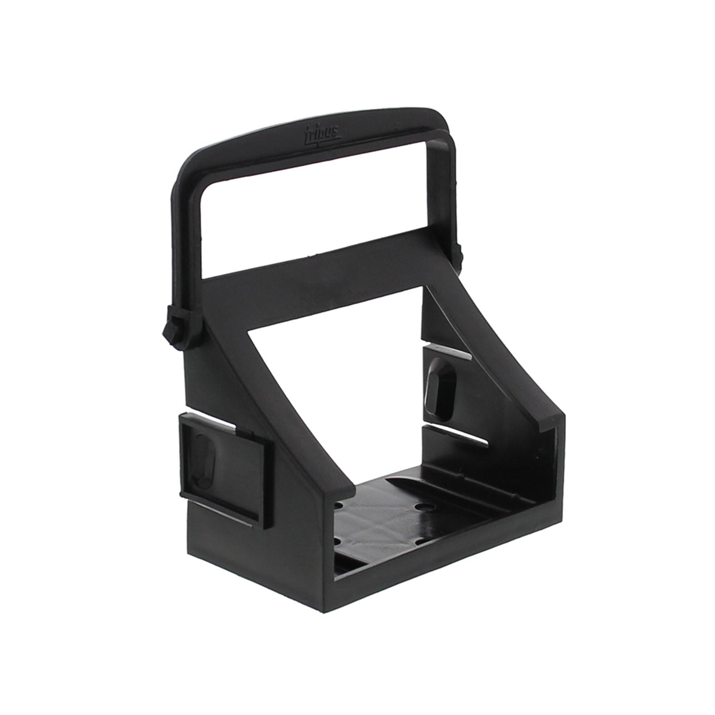 Tripus chock holder black version with bracket