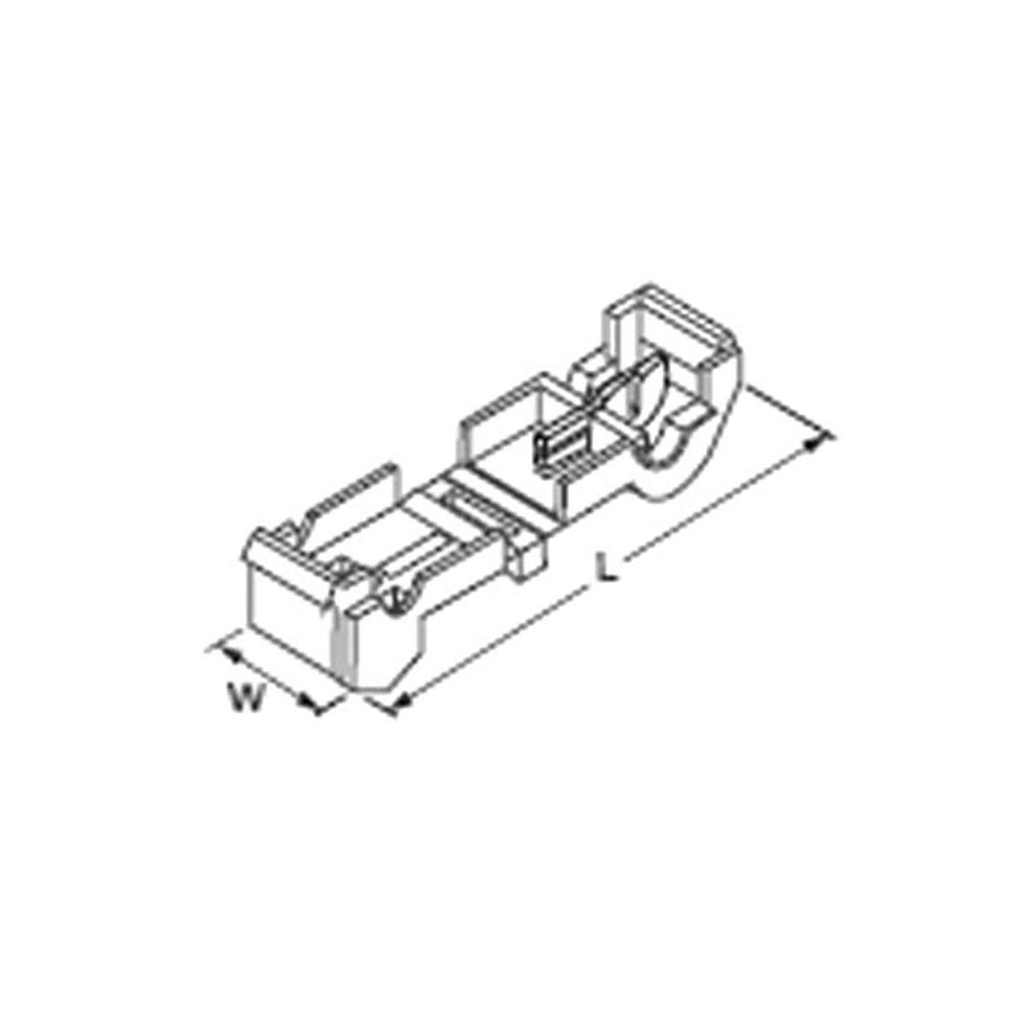 100x branch connector for cable lugs yellow 4-6mm²