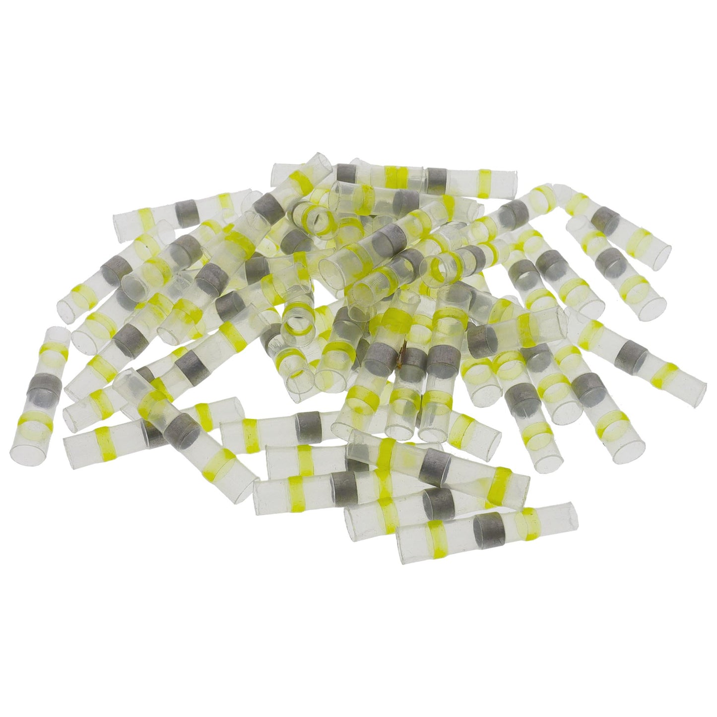 100x solder connector yellow 4.0-6.0mm