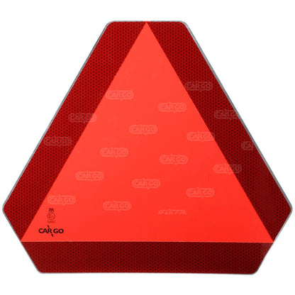 Triangular reflector rear warning sign for scooter 350-365 aluminum