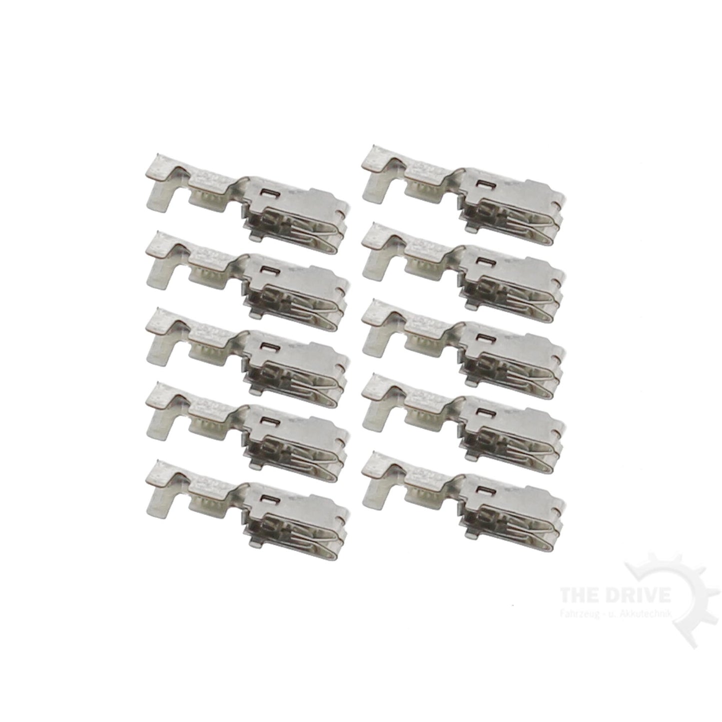 10x crimp connectors for flat fuse holder "pin lug" 1-1.5mm²