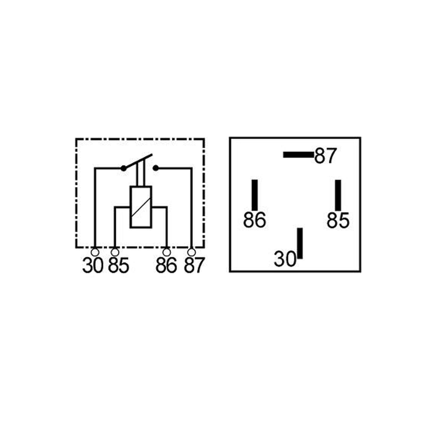 12V SIMA normally open relay isolating relay 4-pin 40A