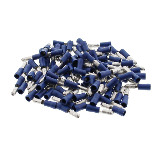 100x round plug blue 1.5-2.5mm² 300V