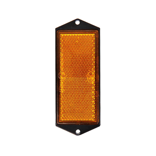 Reflektor orange 104x40mm zum Anschrauben