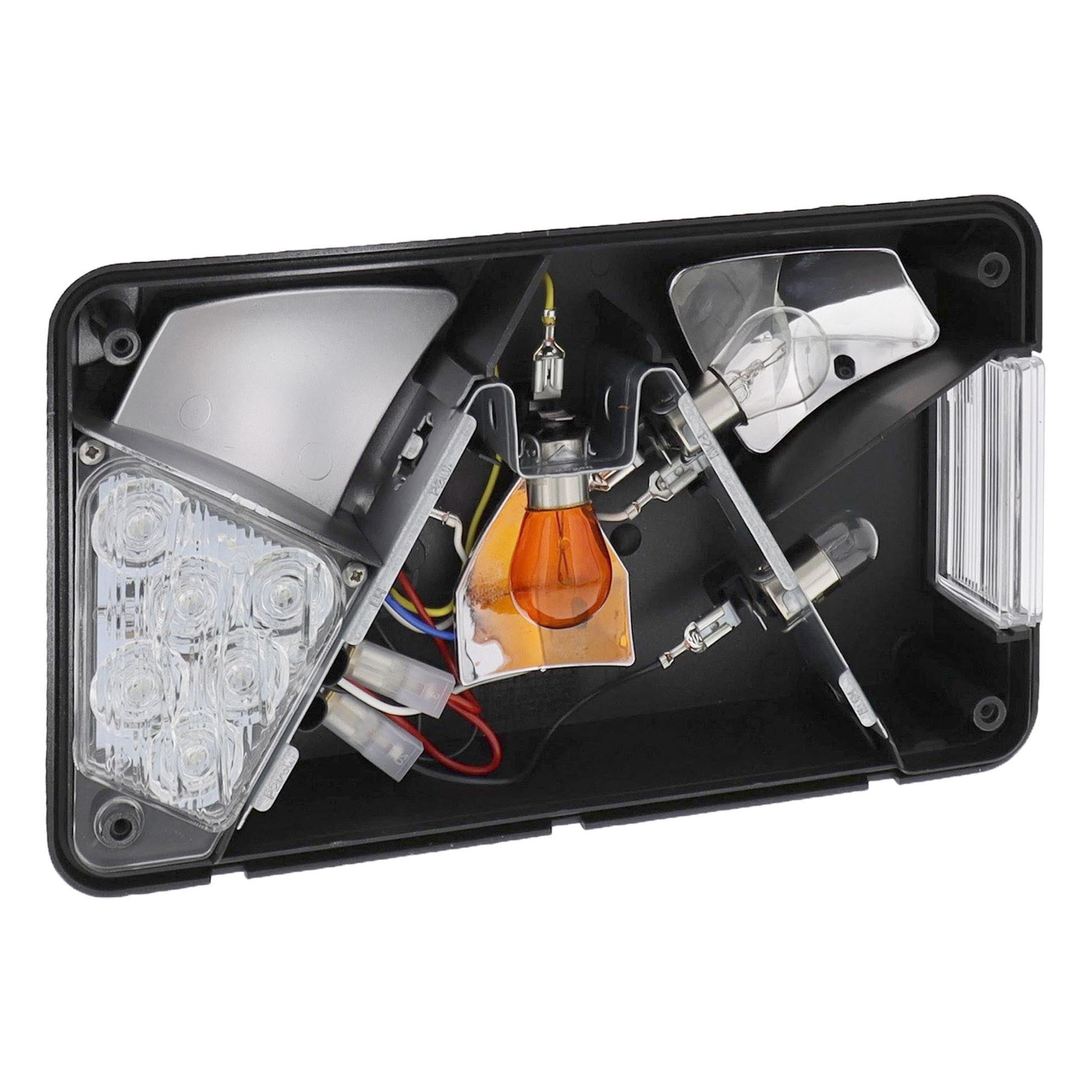 ASPÖCK Multipoint 5V LED re. mit RFS / li. mit NSL Rückleuchten+Anschlusskabel 6m 13 - polig - TMN - shop.de