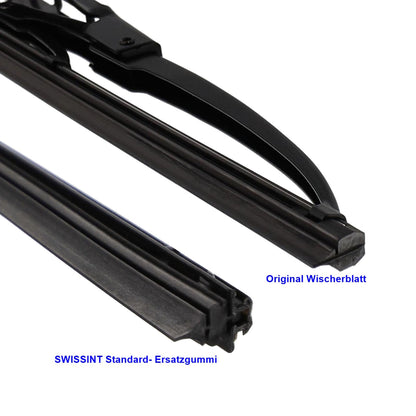 63610 Swissint 2x replacement rubber for standard wiper 610mm