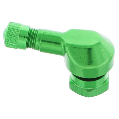 Aluminum screw valve angled 90° motorcycle