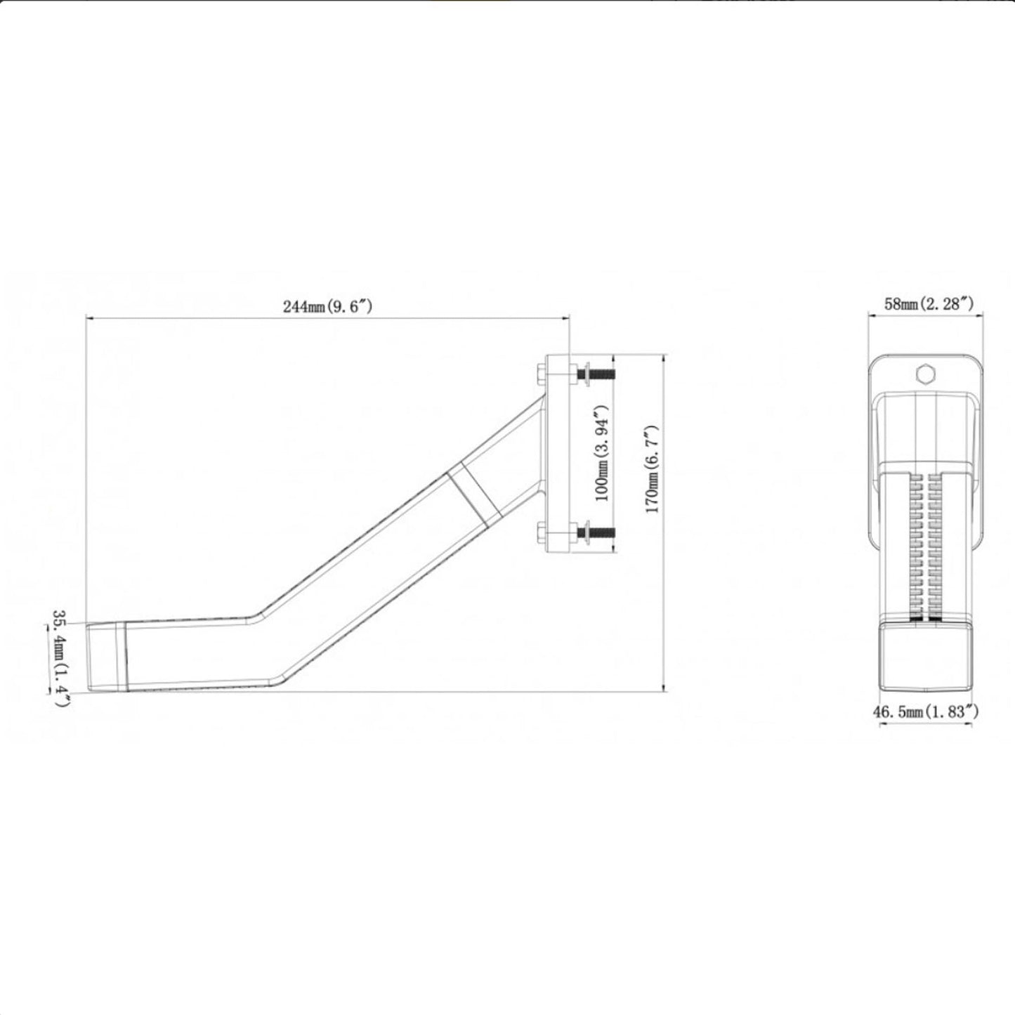 LED Anhänger Seiten - Arbeitsscheinwerfer Rangierlicht Set Li / Re - TMN - shop.de