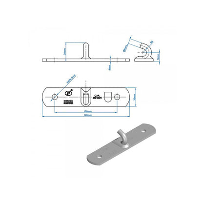 SPP counterholder for eccentric lock Z-03