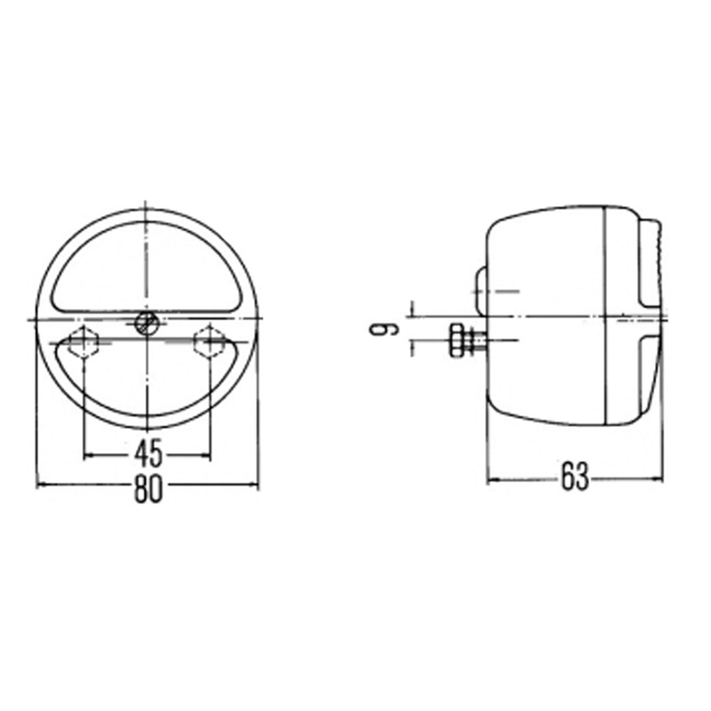 Rückleuchte Schluss - Blinkleuchte Traktor Anhänger Oldtimer ersetzt 2SB 003 018 - 031 - TMN - shop.de