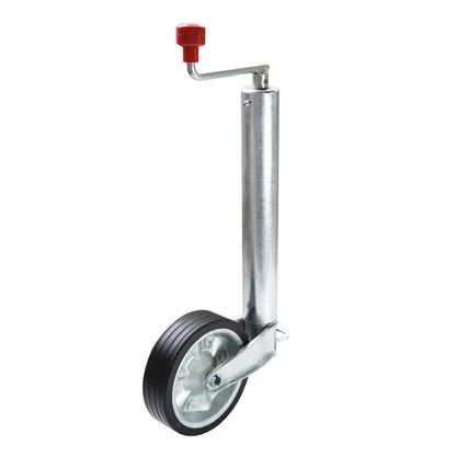 Support wheel 500kg with Ø60mm tube 200x50mm