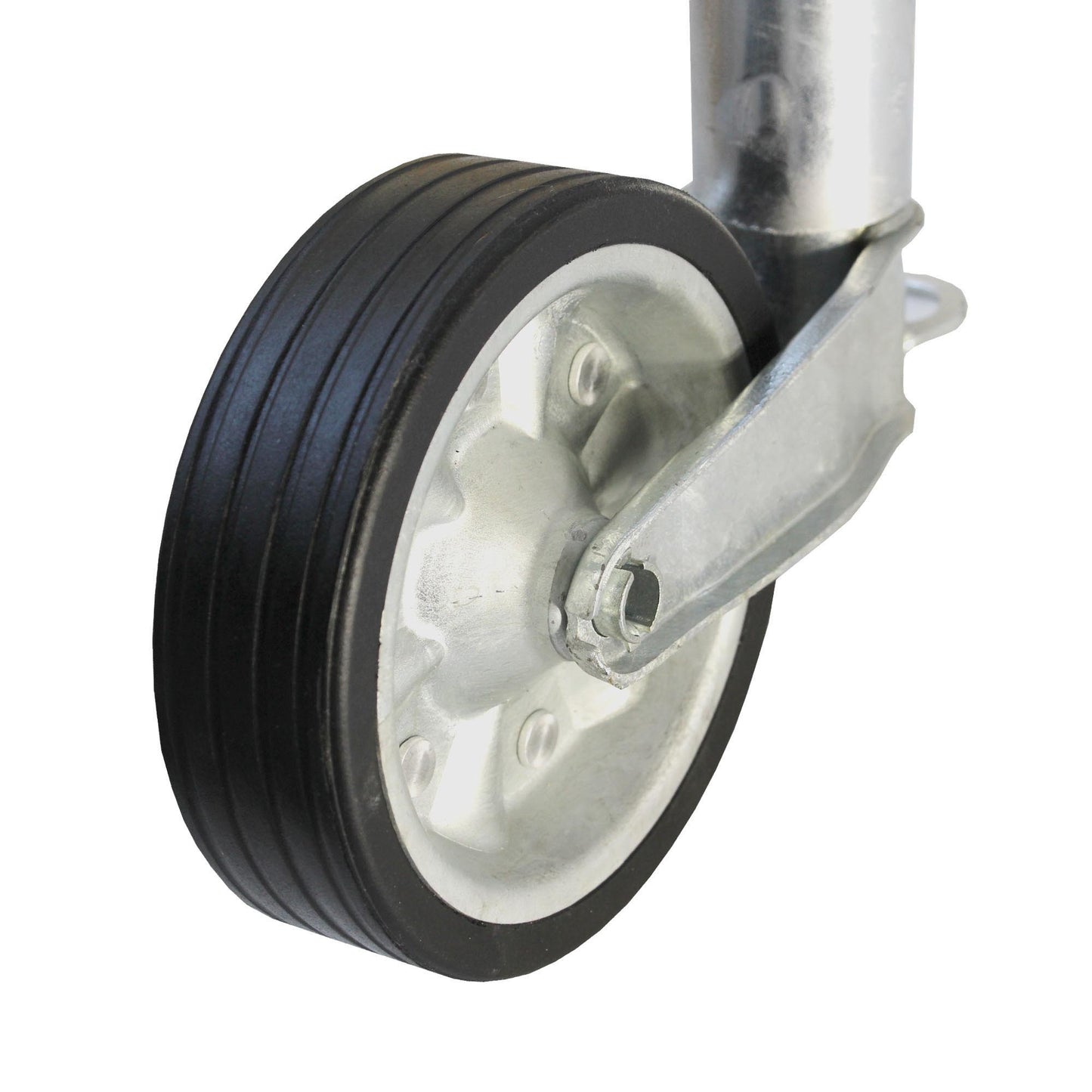 Support wheel 500kg with Ø60mm tube 200x50mm