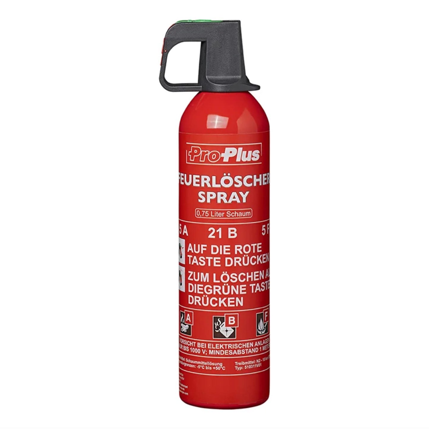 Schaum-Feuerlöscher 750ml ABF Schaum DE