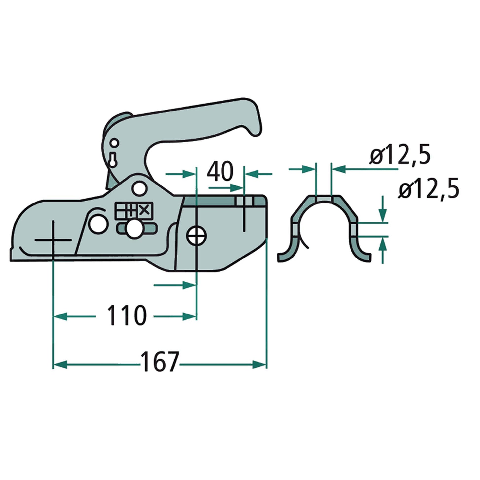 Winterhoff WW13 - N Zugkugelkupplung ehemals EM150RA 1500KG - TMN - shop.de